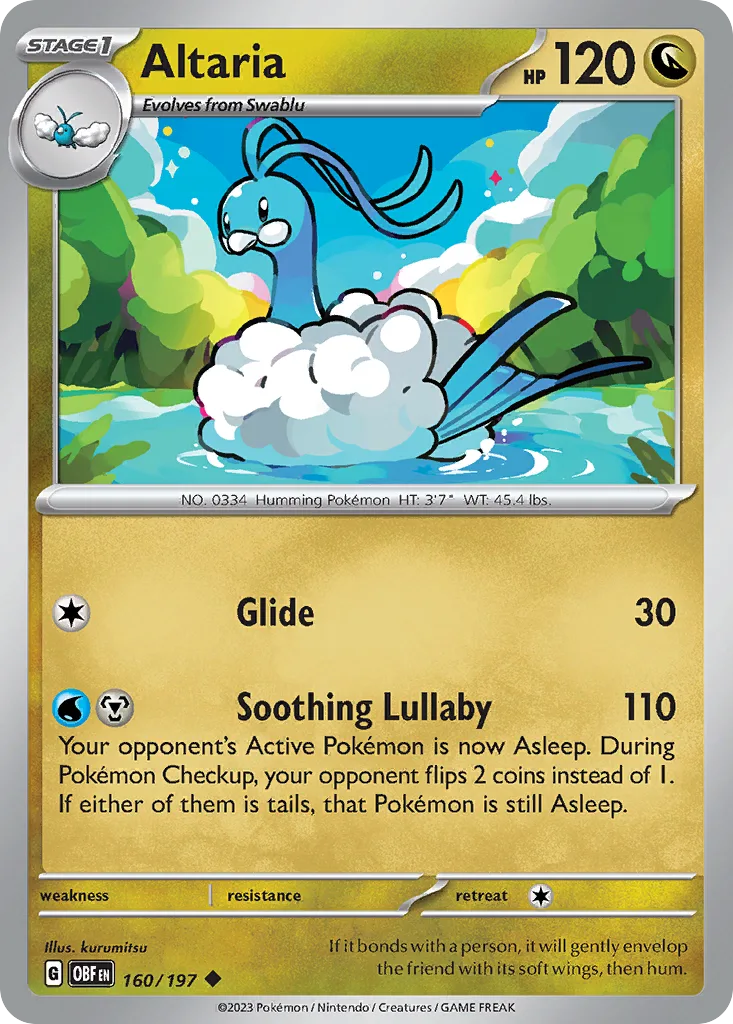 Altaria (OBF 160) – Obsidian Flames – Normal