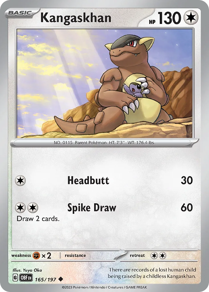 Kangaskhan (OBF 165) – Obsidian Flames – Normal