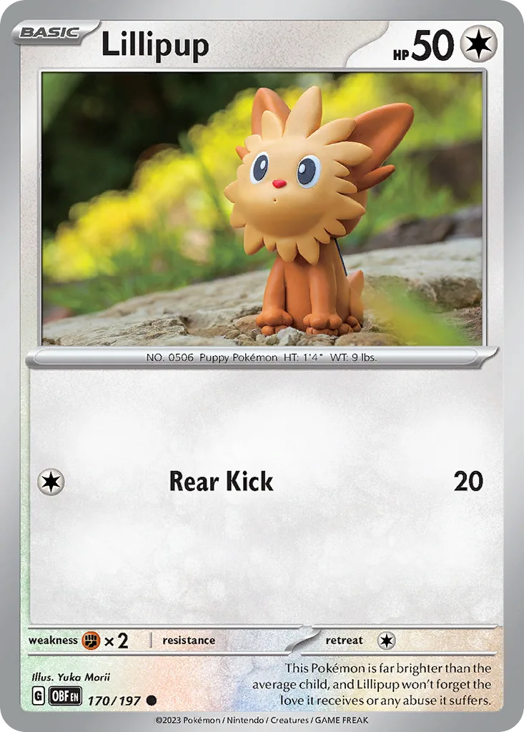 Lillipup (OBF 170) – Obsidian Flames – Normal