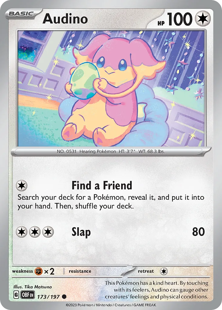 Audino (OBF 173) – Obsidian Flames – Normal