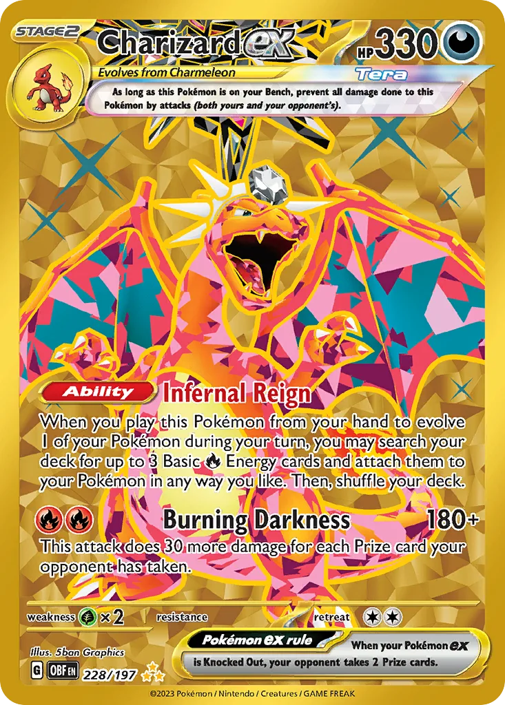 Charizard ex (OBF 228) – Obsidian Flames – Normal