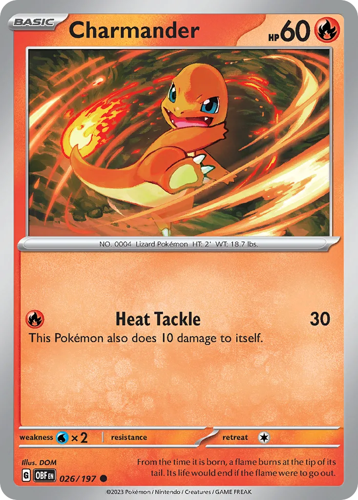 Charmander (OBF 026) – Obsidian Flames – Normal