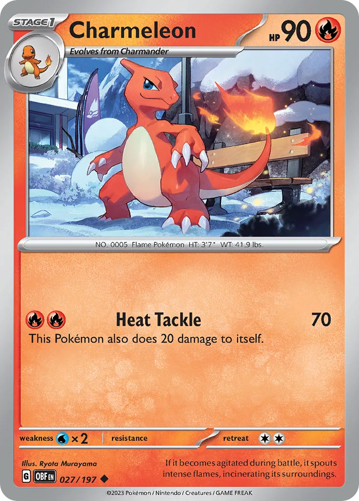 Charmeleon (OBF 027) – Obsidian Flames – Normal