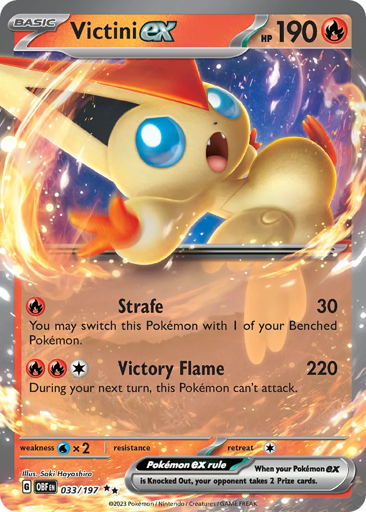 Victini ex (OBF 033) – Obsidian Flames – Normal
