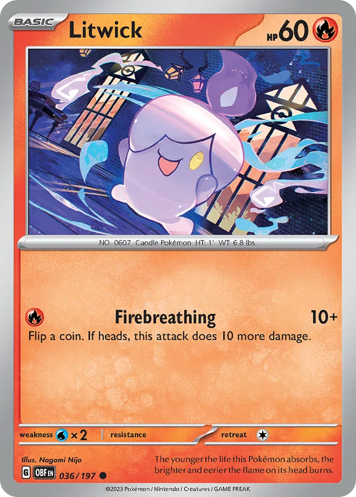 Litwick (OBF 036) – Obsidian Flames – Normal