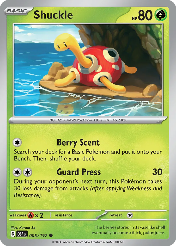 Shuckle (OBF 005) – Obsidian Flames – Normal