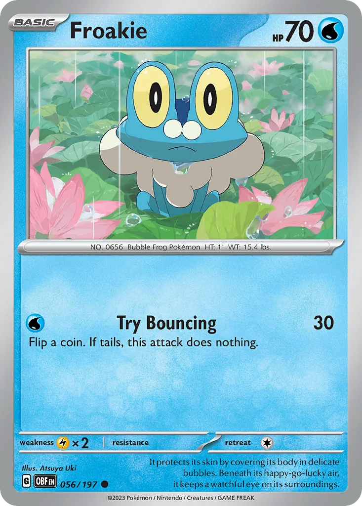 Froakie (OBF 056) – Obsidian Flames – Normal