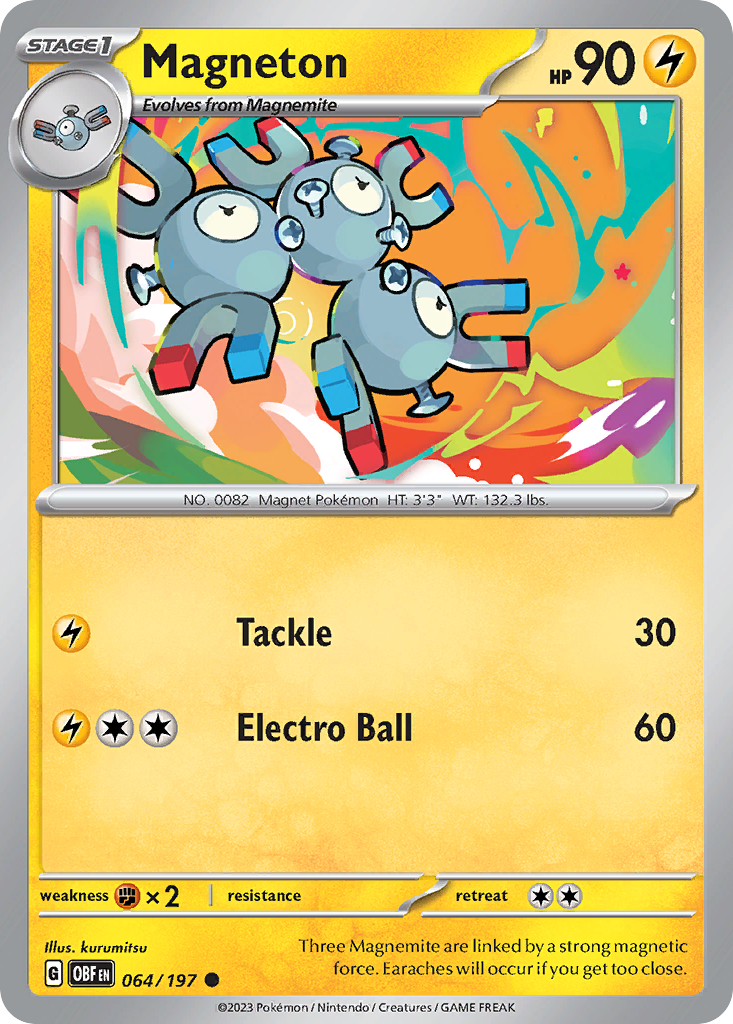 Magneton (OBF 064) – Obsidian Flames – Normal