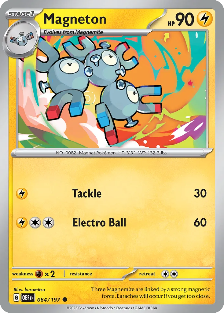 Magneton (OBF 064) – Obsidian Flames – Normal