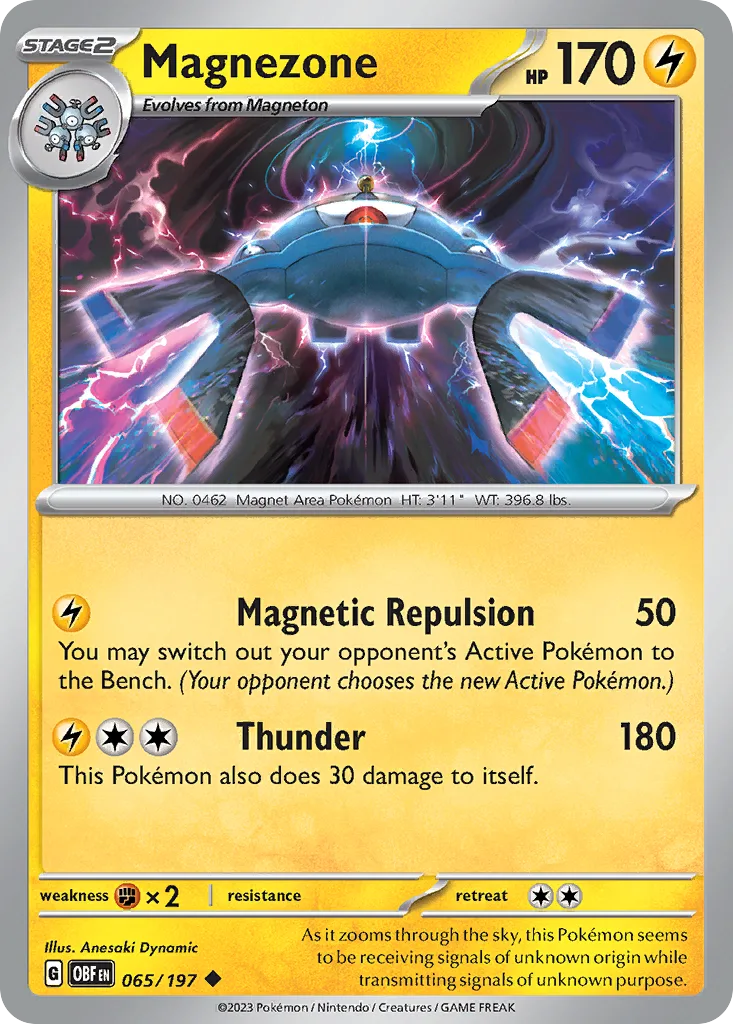 Magnezone (OBF 065) – Obsidian Flames – Normal