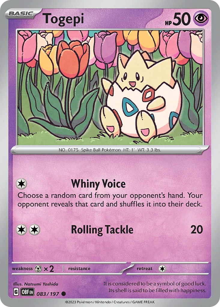 Togepi (OBF 083) – Obsidian Flames – Normal
