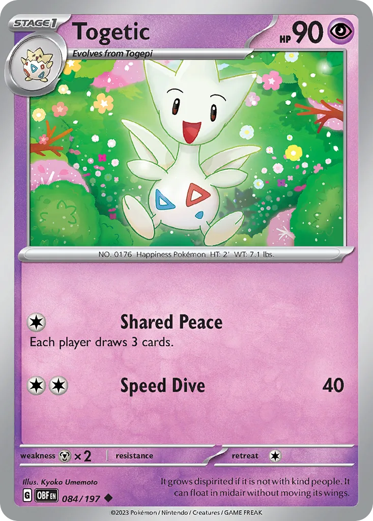 Togetic (OBF 084) – Obsidian Flames – Normal