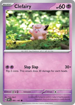 Clefairy OBF 081 #81 – Obsidian Flames