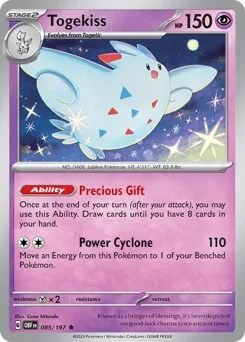 Togekiss OBF 085 #85 – Obsidian Flames