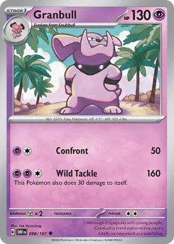 Granbull • Obsidian Flames • Normal