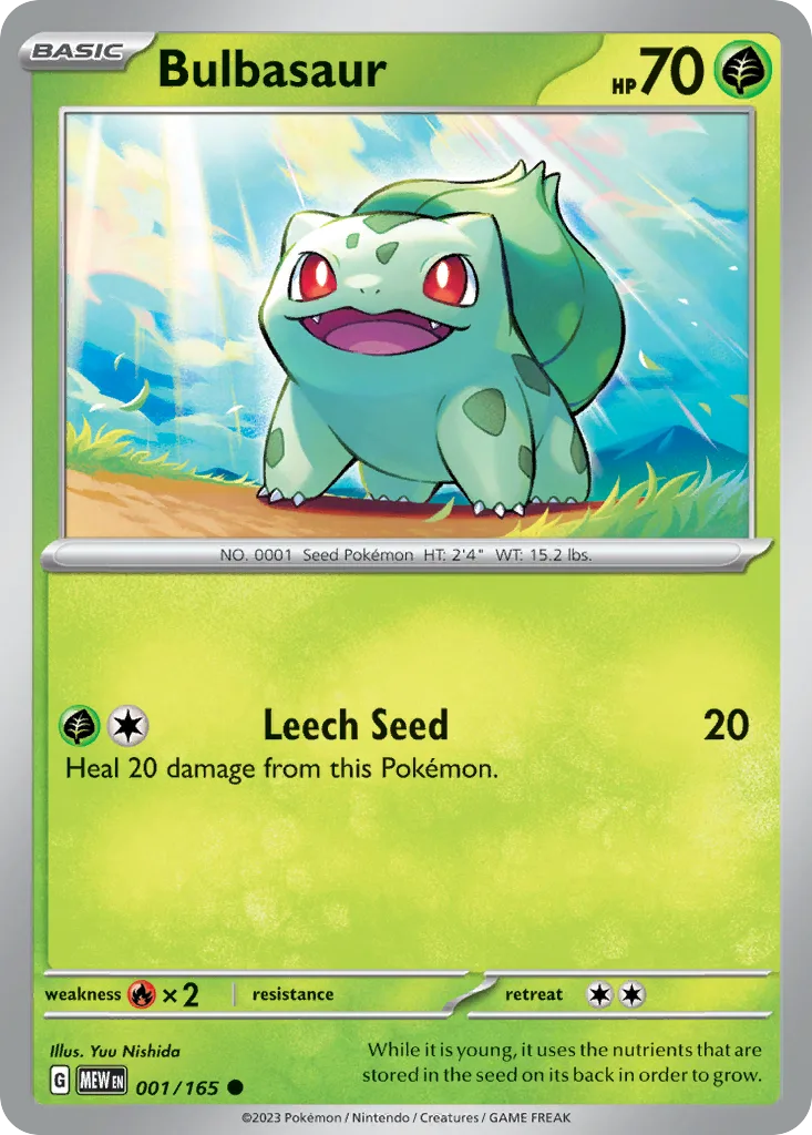 Bulbasaur (MEW 001) – 151 – Normal
