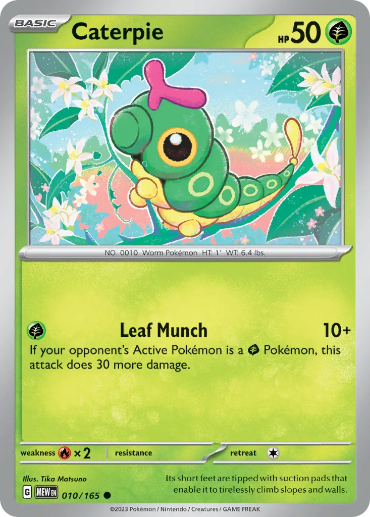 Caterpie (MEW 010) – 151 – Normal