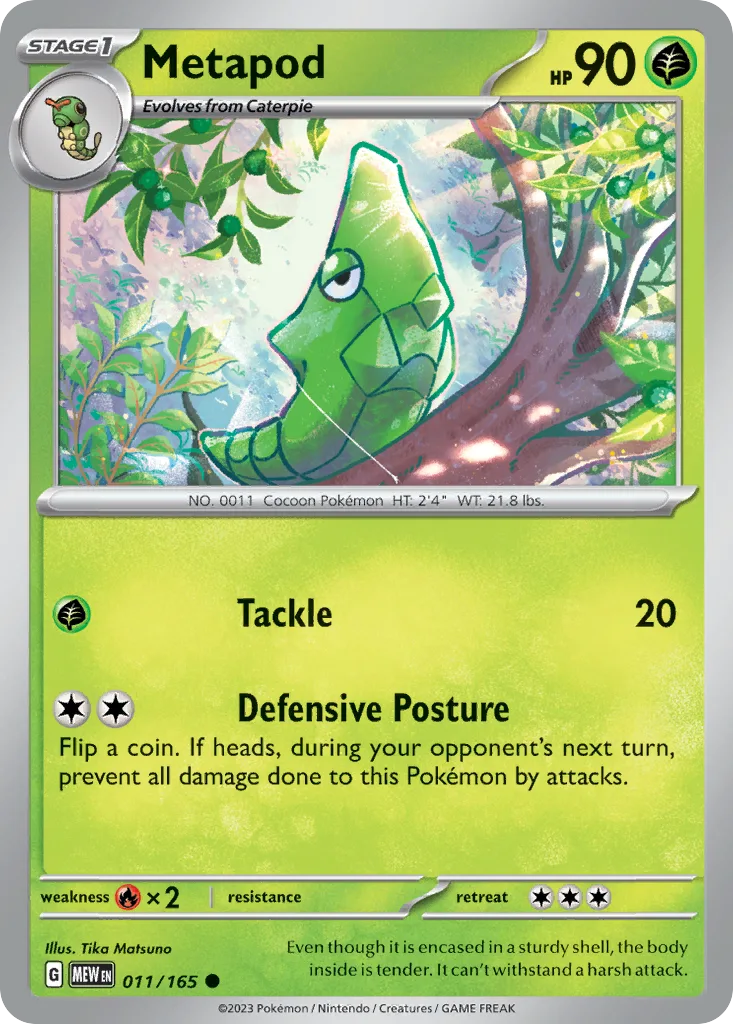 Metapod (MEW 011) – 151 – Normal