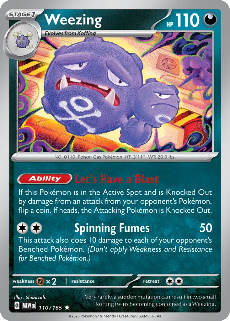 Weezing (MEW 110) – 151 – Normal