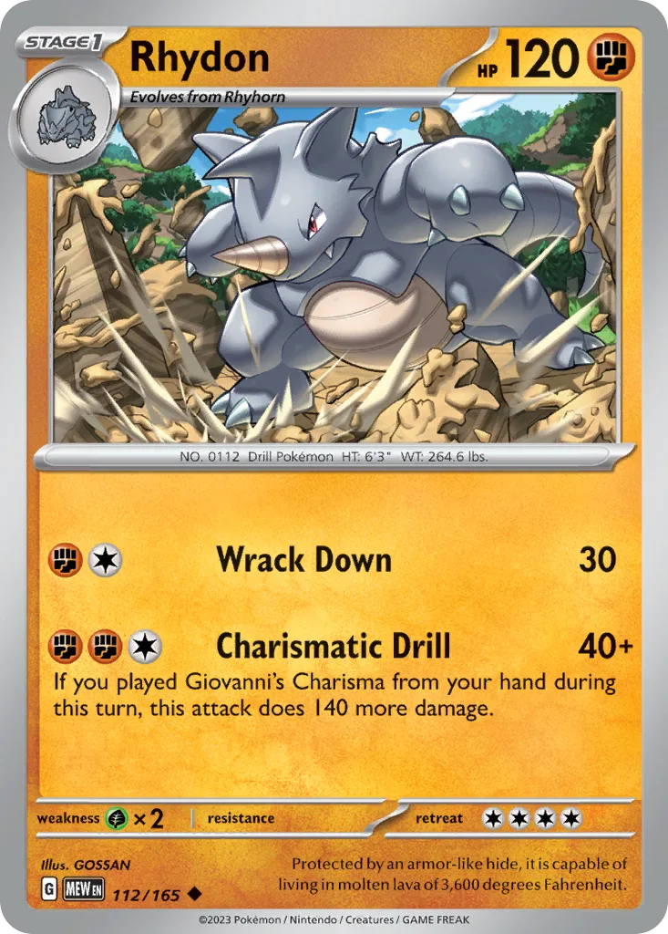 Rhydon (MEW 112) – 151 – Normal