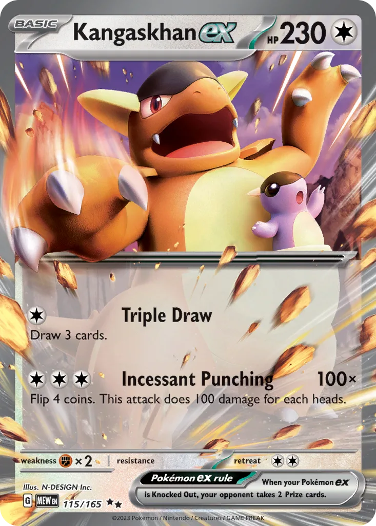 Kangaskhan ex (MEW 115) – 151 – Normal