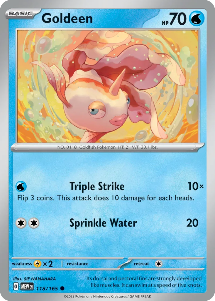 Goldeen (MEW 118) – 151 – Normal