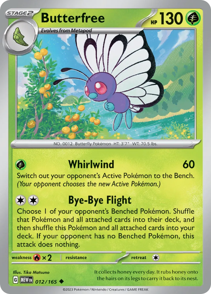 Butterfree (MEW 012) – 151 – Normal
