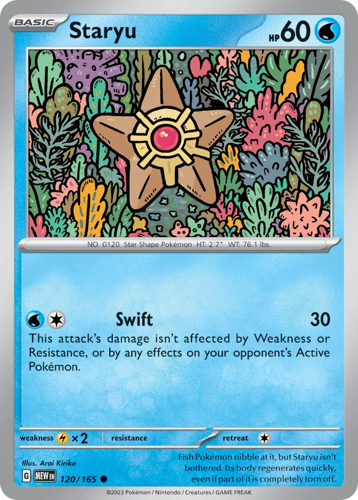 Staryu (MEW 120) – 151 – Normal
