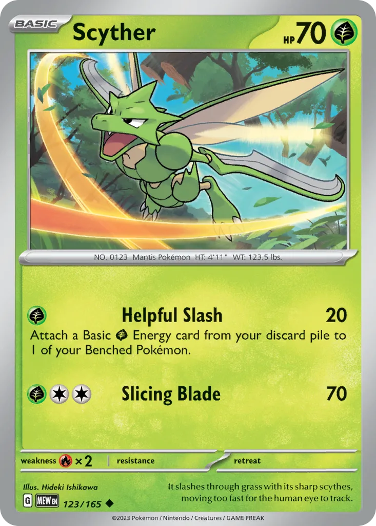 Scyther (MEW 123) – 151 – Normal