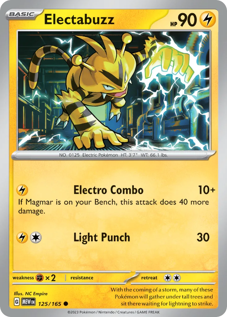 Electabuzz (MEW 125) – 151 – Normal