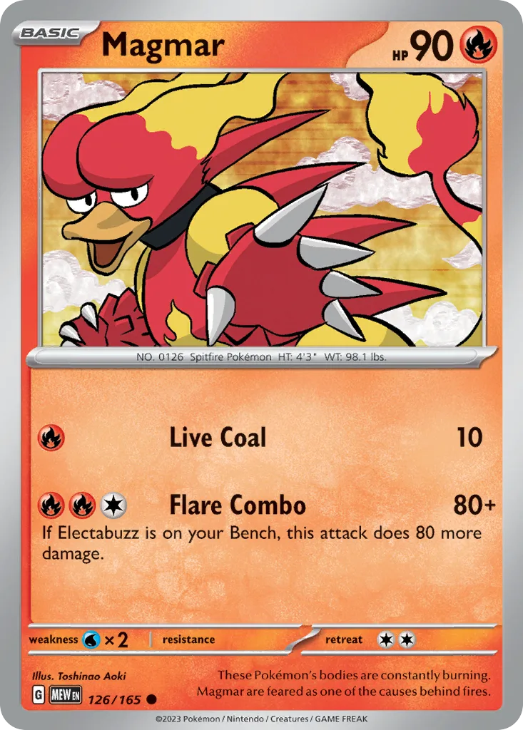 Magmar (MEW 126) – 151 – Normal
