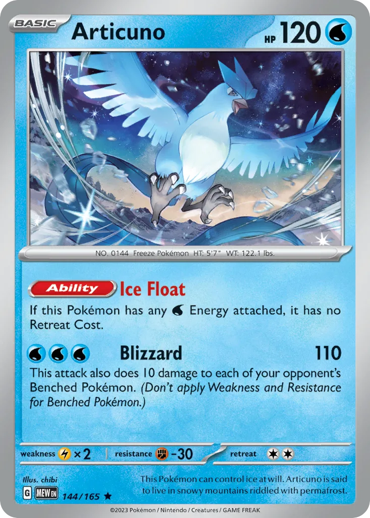 Articuno (MEW 144) – 151 – Normal