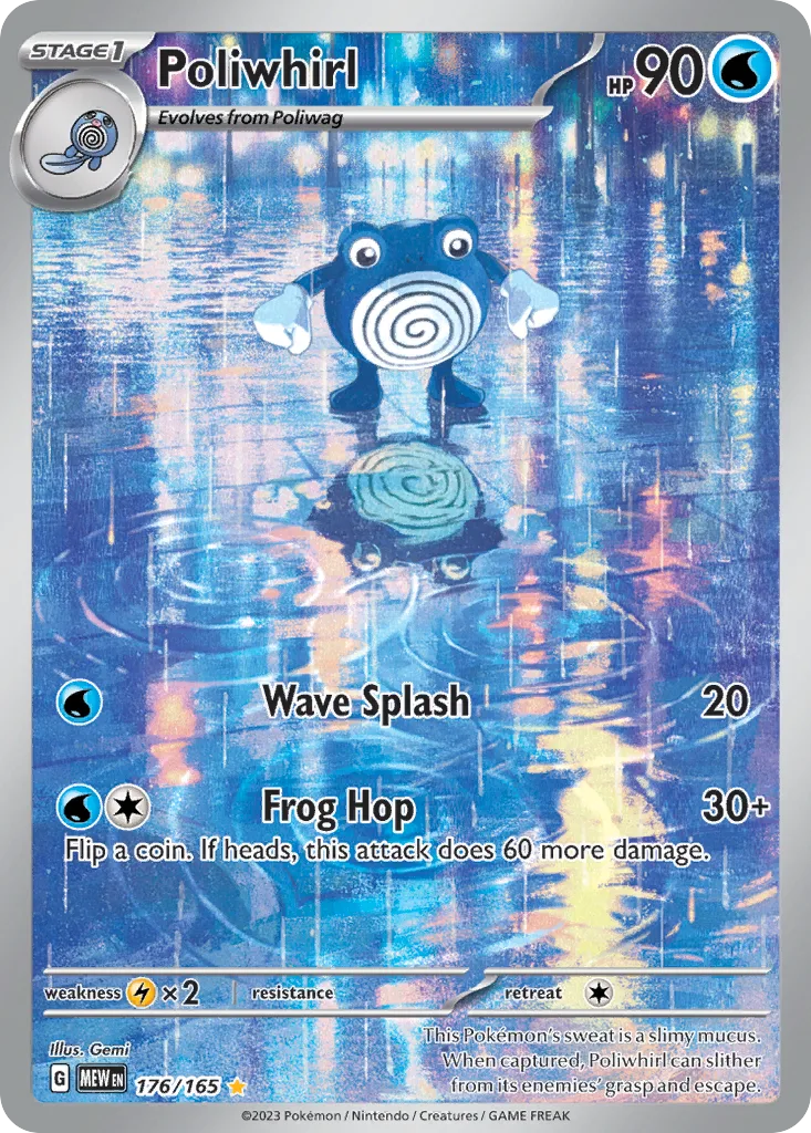 Poliwhirl (MEW 176) – 151 – Normal