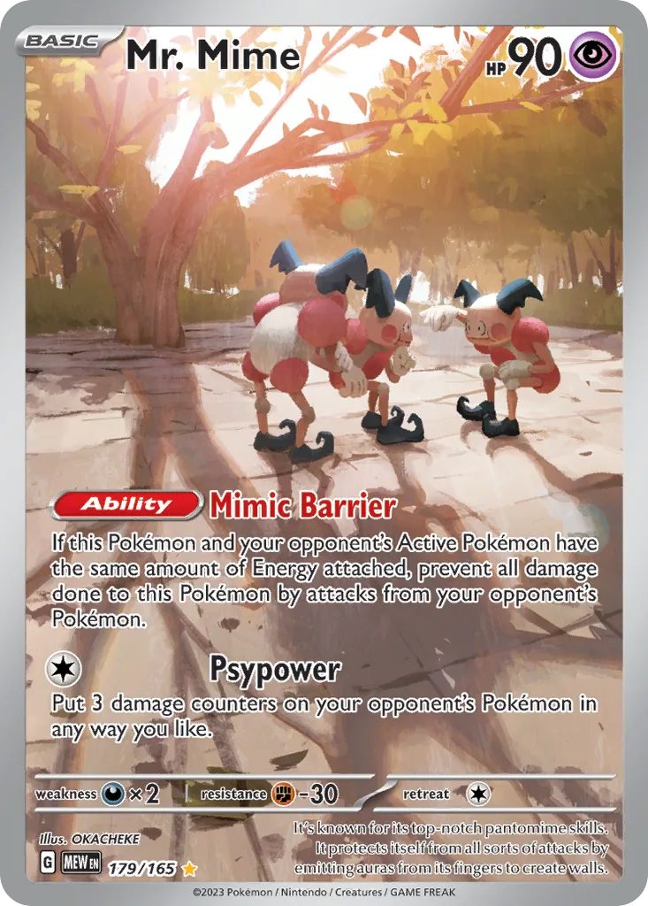 Mr. Mime (MEW 179) – 151 – Normal