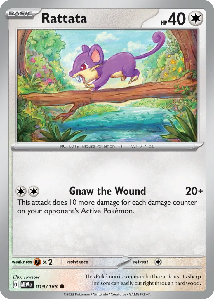 Rattata (MEW 019) – 151 – Normal