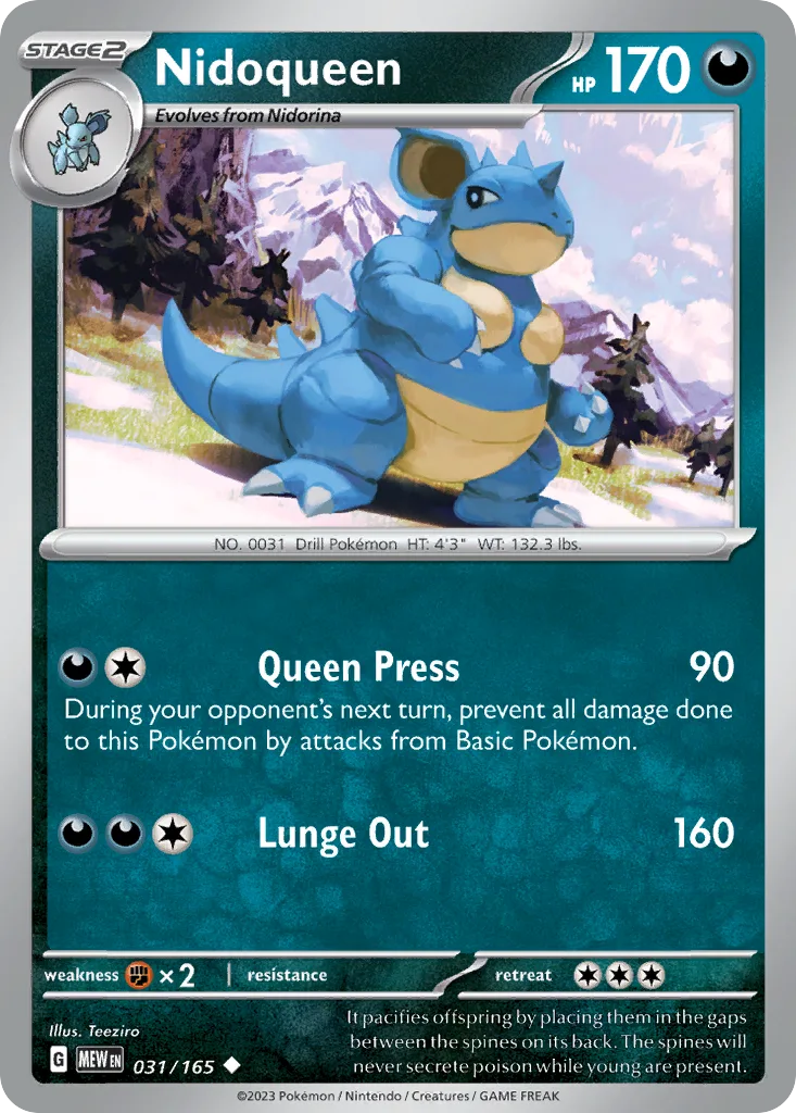 Nidoqueen (MEW 031) – 151 – Normal