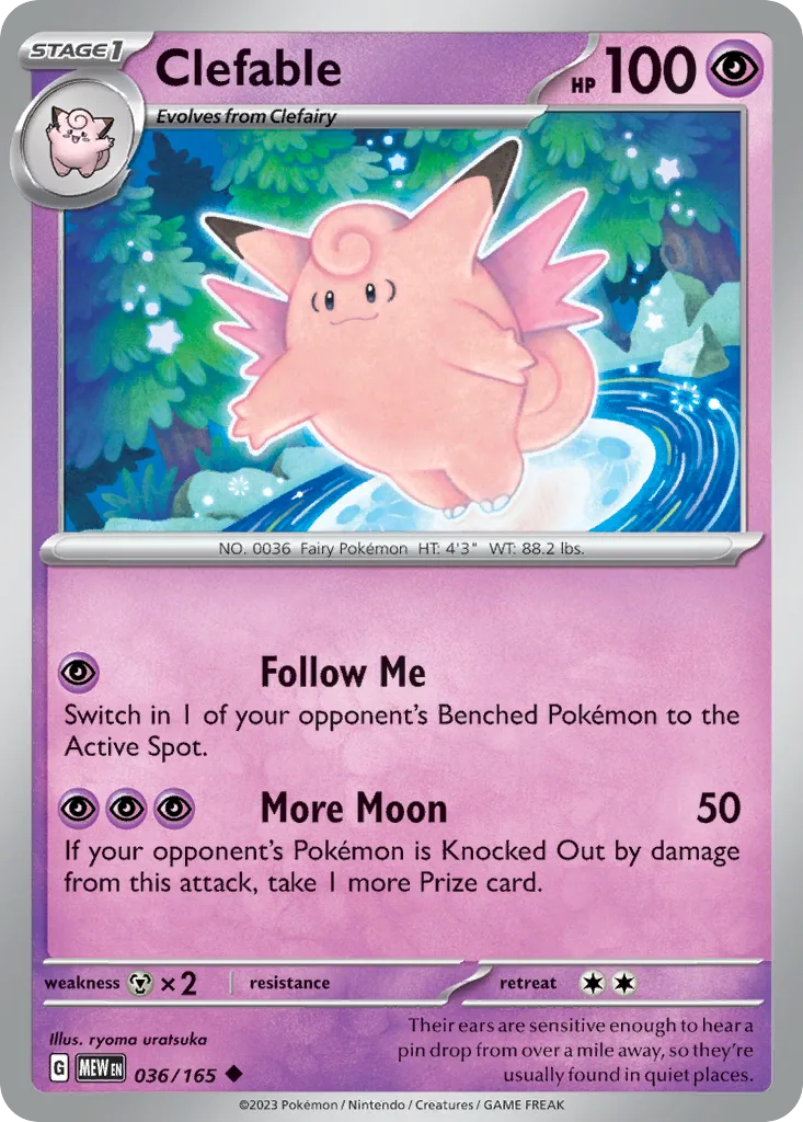 Clefable (MEW 036) – 151 – Normal