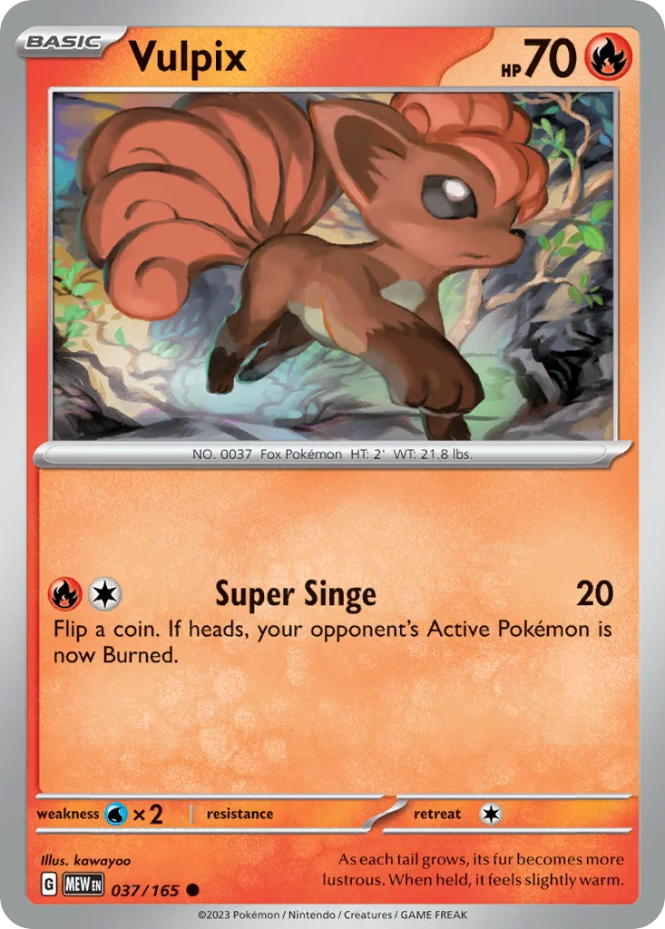 Vulpix (MEW 037) – 151 – Normal