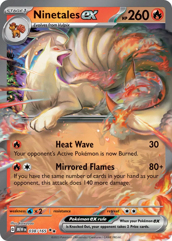 Ninetales ex (MEW 038) – 151 – Normal
