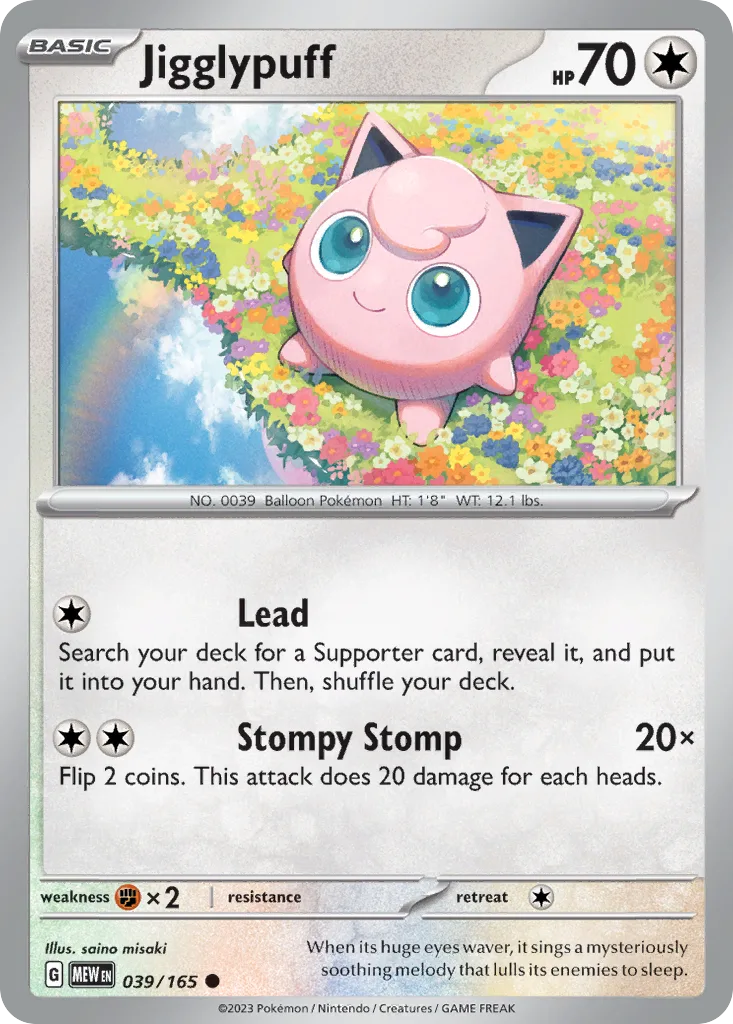Jigglypuff (MEW 039) – 151 – Normal