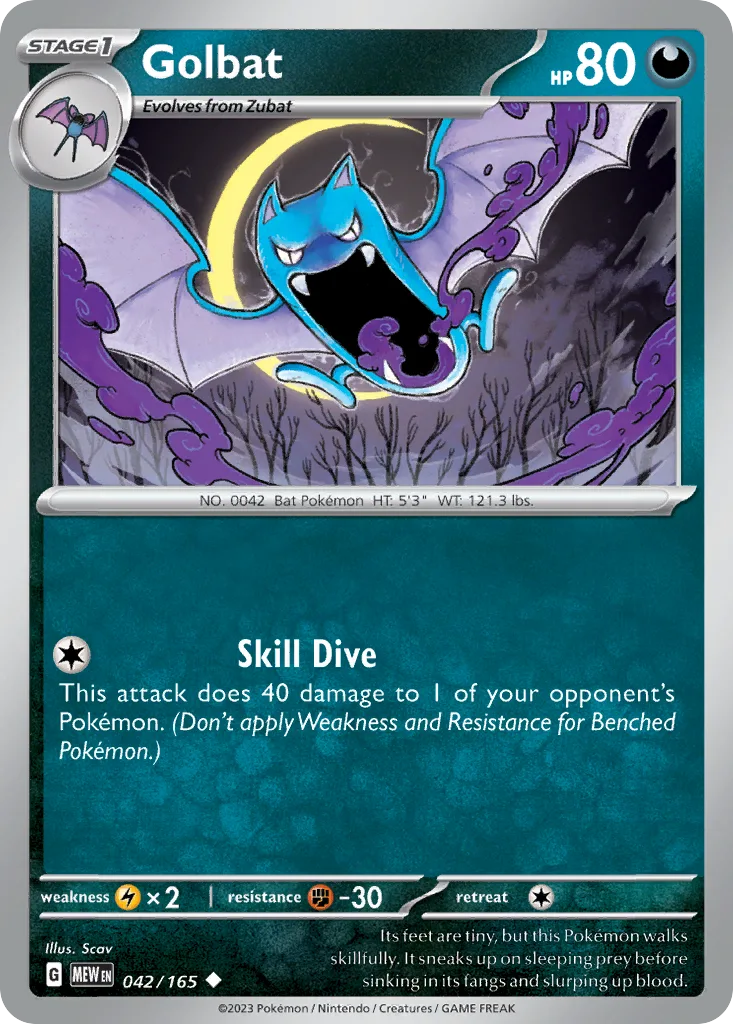 Golbat (MEW 042) – 151 – Normal