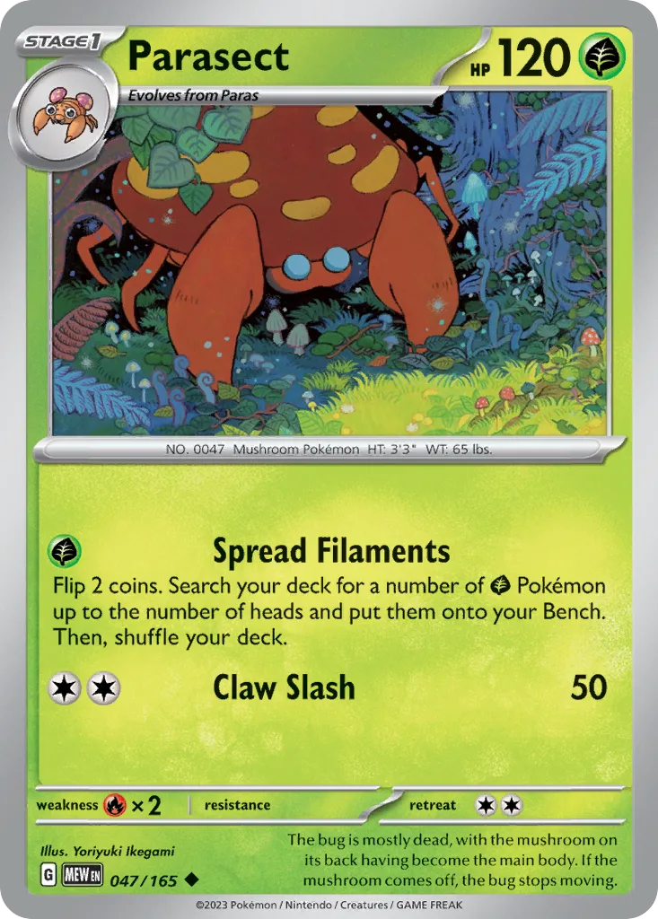 Parasect (MEW 047) – 151 – Normal