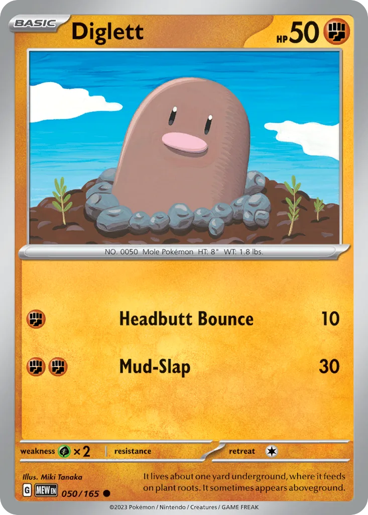 Diglett (MEW 050) – 151 – Normal