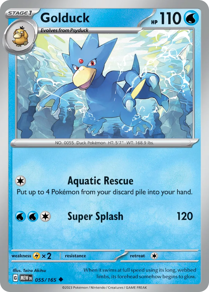 Golduck (MEW 055) – 151 – Normal