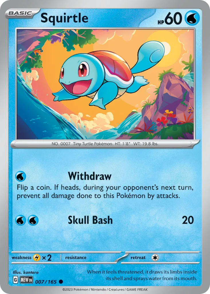 Squirtle (MEW 007) – 151 – Normal