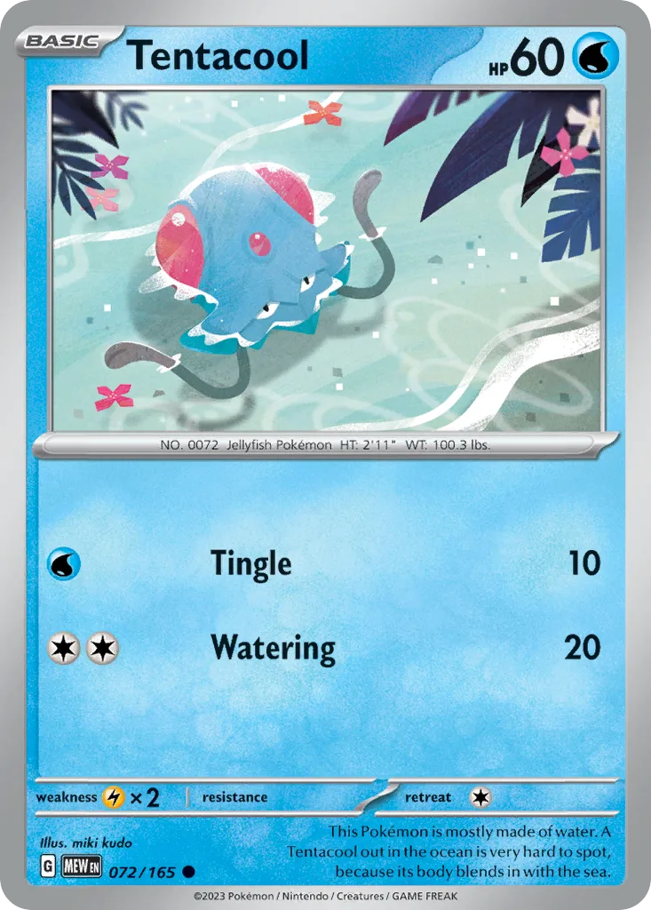 Tentacool (MEW 072) – 151 – Normal