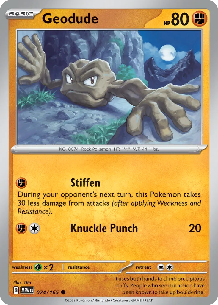 Geodude (MEW 074) – 151 – Normal