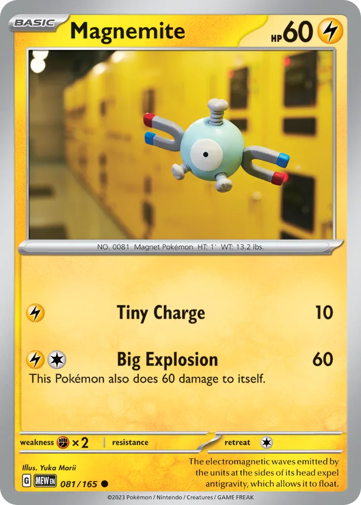 Magnemite (MEW 081) – 151 – Normal
