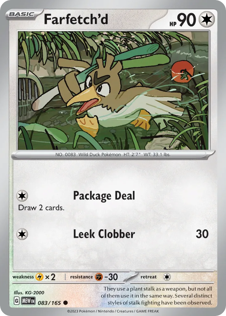 Farfetch'd (MEW 083) – 151 – Normal