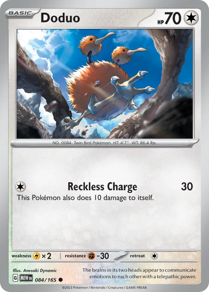 Doduo (MEW 084) – 151 – Normal